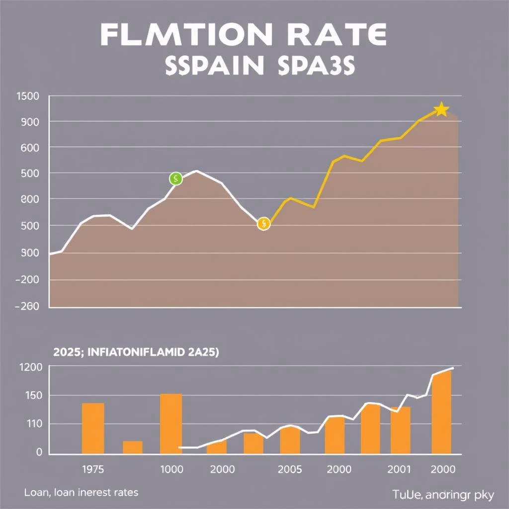 Evolución de tasas de inflación en España y su impacto en préstamos