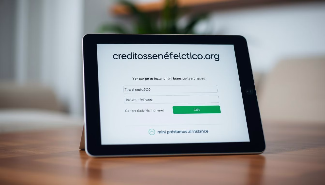 mini préstamos al instante